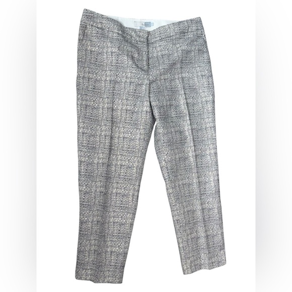 Boden Metalic Silver Bistro Crop Trouser - Picture 15 of 15